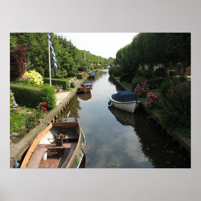 Frisischer Kanal mit Foto Poster Art (Vorne)