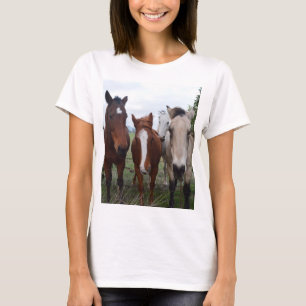 Frisky Hair, Four Horse Pals, T-Shirt