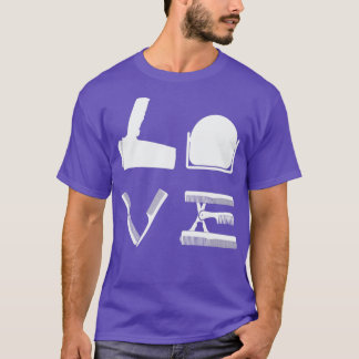 Frisön-Schere Barber Haar Brush T-Shirt