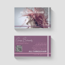Frisör-Haarstylist, Salon-Visitenkarte