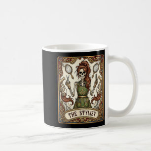 Frisör Tarotkarte Skelett Kosmetologie für Kaffeetasse