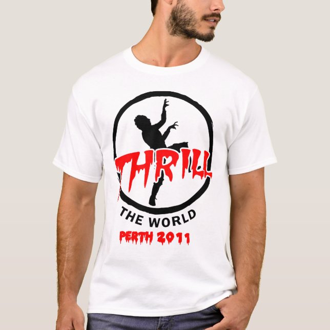 Frisson officiel le T-shirt 2011 de Perth du monde (Devant)