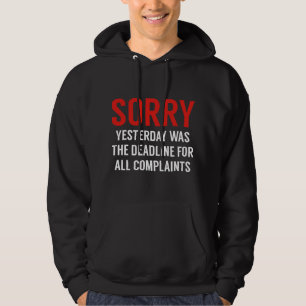 Frist für Beschwerden Hoodie