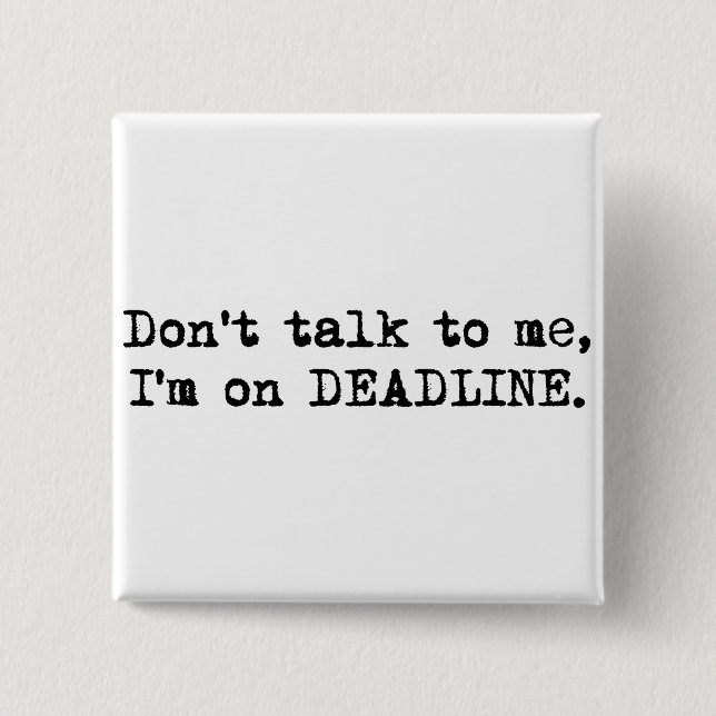 Fristen-Knopf Button (Vorderseite)