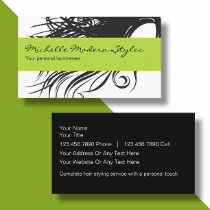 Frisur Beauty Business Cards Visitenkarte
