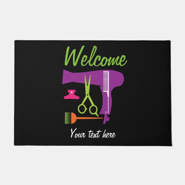 Frisurwerkzeuge Fußmatte (Vorderseite)