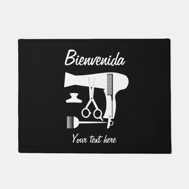 Frisurwerkzeuge Fußmatte (Vorderseite)