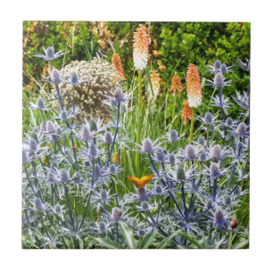 Fritillary Butterfly im Sommergarten Fliese