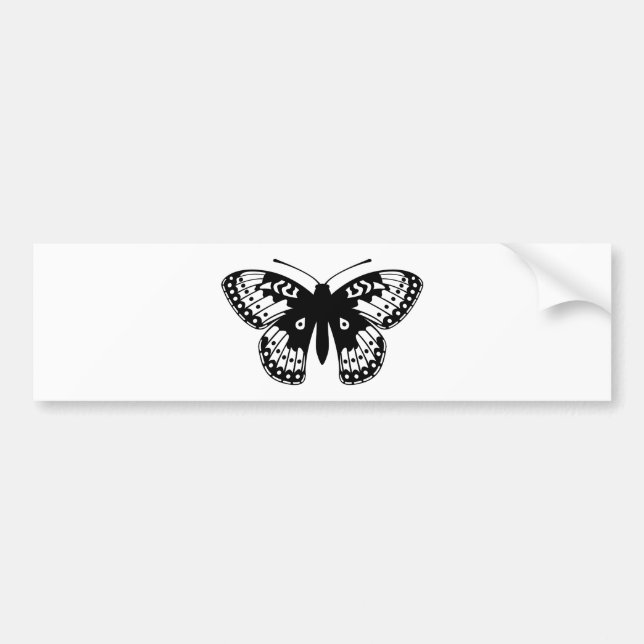 Fritillary-Schmetterling Autoaufkleber (Vorne)