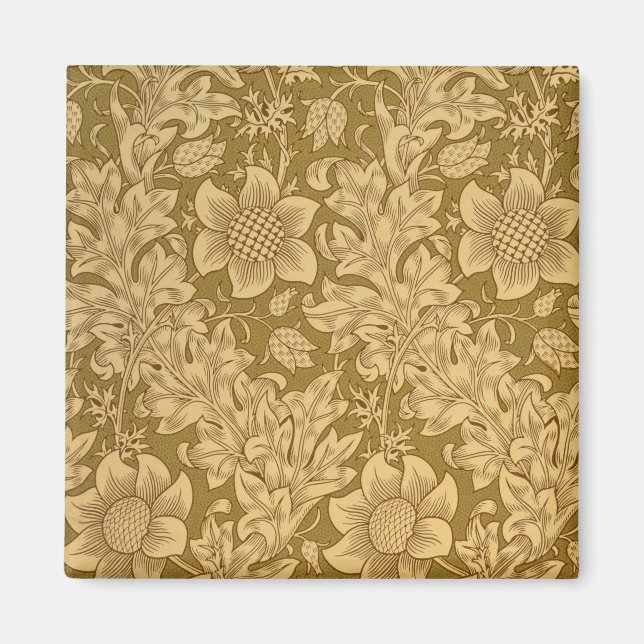 "Fritillary" Tapete Design, 1885 Magnet (Vorne)