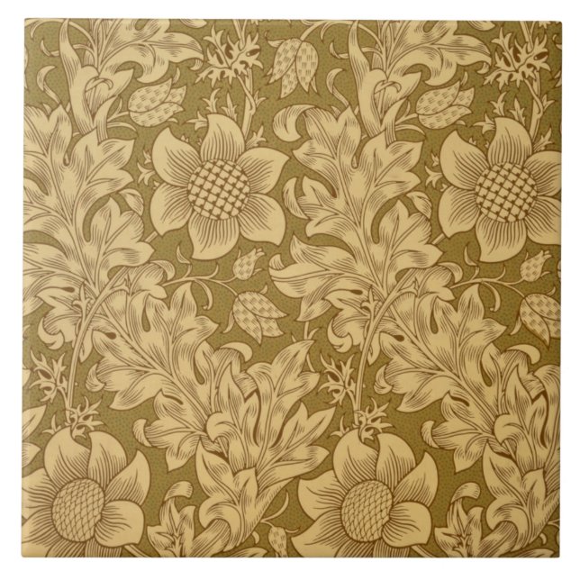 "Fritillary" Tapetenentwurf, 1885 Fliese (Vorderseite)