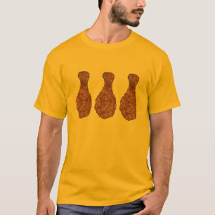 Frittierte Hühnerbeine Drumsticks Drumstick Feinsc T-Shirt