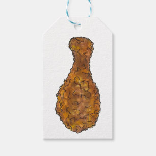 Frittierter Hühnerleg Drumstick Soul Food-Geschenk Geschenkanhänger