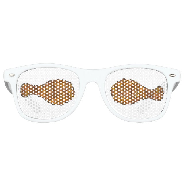 Frittierter Hühnerleg Drumstick Südliches Soul Leb Sonnenbrille (Vorderseite)