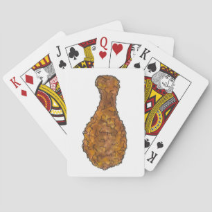 Frittierter Hühnerleg Drumstick Südliches Soul Leb Spielkarten