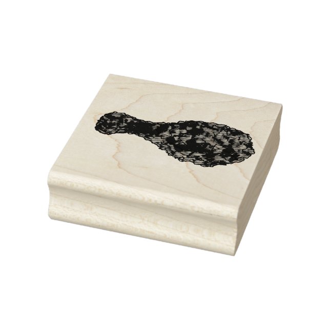 Frittierter Hühnerleg Picnic Soul Food Drumstick Gummistempel (Stempel)