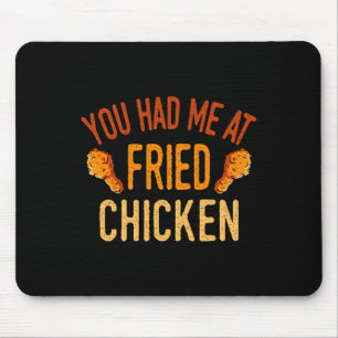 Frittiertes Hähnchen Essen Liebhaber Restaurant Ge Mousepad