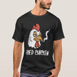 Frittiertes Hühnchen Lustiger Wortwitz Erwachsenen T-Shirt