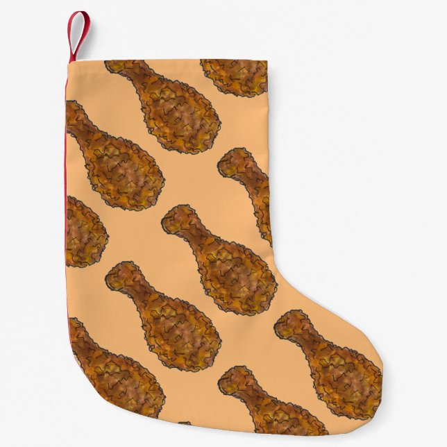 Frittiertes Hühnerleg Drumstick Soul Picnic Kleiner Weihnachtsstrumpf (Vorderseite)