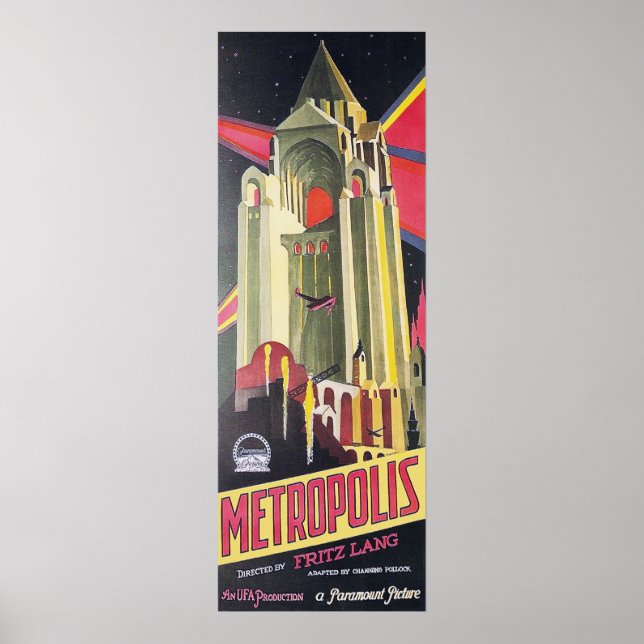 Fritz Lang Metropolis Poster (Vorne)