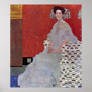 Fritza Reidler Klimt durch Gustav Klimt Poster