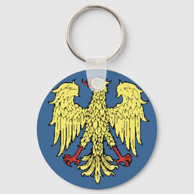 Friuli-Venezia Giulia (Italy) Flag Schlüsselanhänger (Vorderseite)