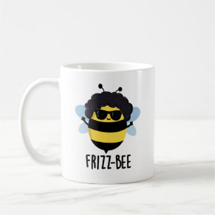Frizz-Bee Funny Afro Bee Pun Kaffeetasse