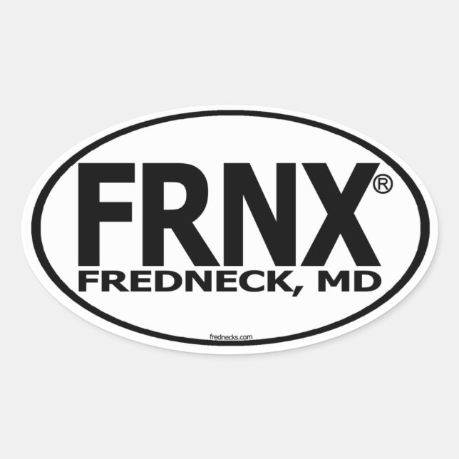 FRNX Original Decal Ovaler Aufkleber (Vorderseite)
