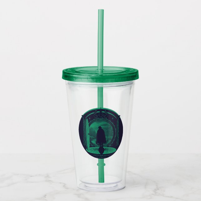 FRODO™ Leaving THE SHIRE™ Silhouette Acryltrinkbecher (Vorderseite)