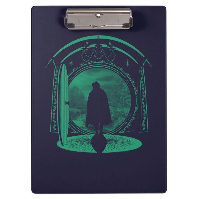 FRODO™ Leaving THE SHIRE™ Silhouette Klemmbrett (Vorderseite)