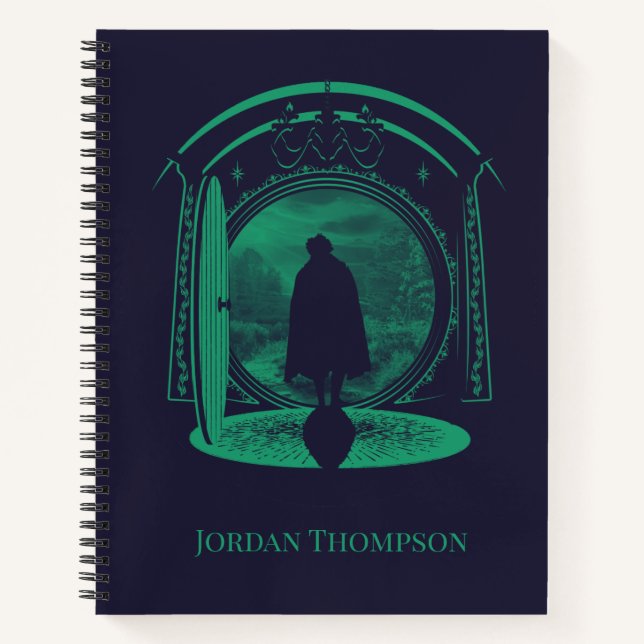 FRODO™ Leaving THE SHIRE™ Silhouette Notizbuch (Vorderseite)