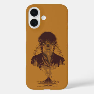 FRODO™ MOUNT DOOM™ Tengwar-Inschrift Grafik iPhone 16 Hülle
