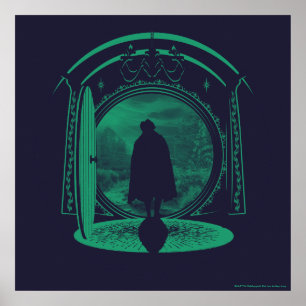 FRODO™ Verlässt die GEMEINDE™ Silhouette Poster