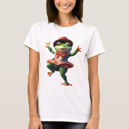 Frog 11 Lehrer, Tanz, Frosch, Toad, Ai generiert T-Shirt