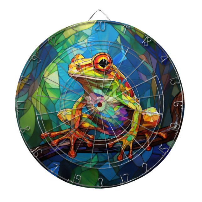 Frog Art Dartboard Dartscheibe (vorne)
