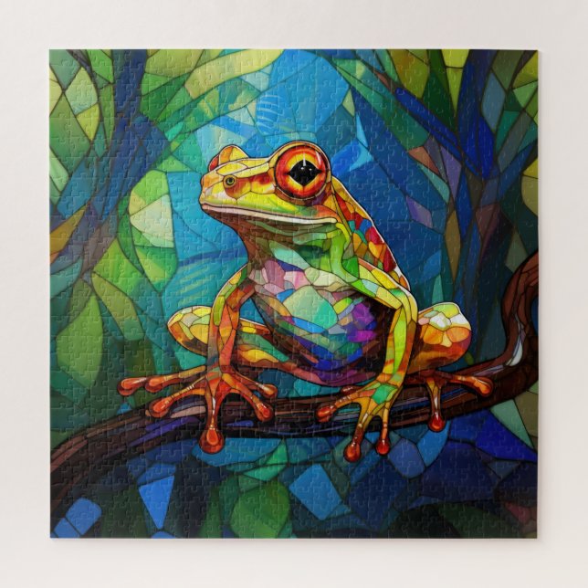 Frog Art Puzzle (Vertikal)
