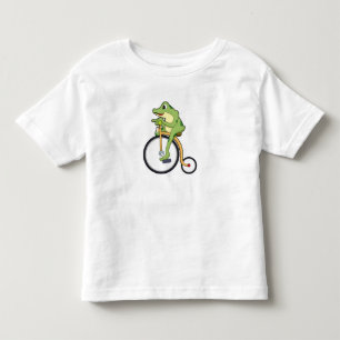 Frog at Circus with Bicycle.PNG Kleinkind T-shirt