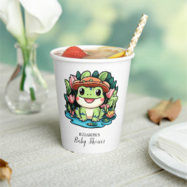 Frog Baby Shower Pappbecher