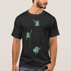 Frog banjo Frog Musikfrosch Frösche Frösche spiele T-Shirt
