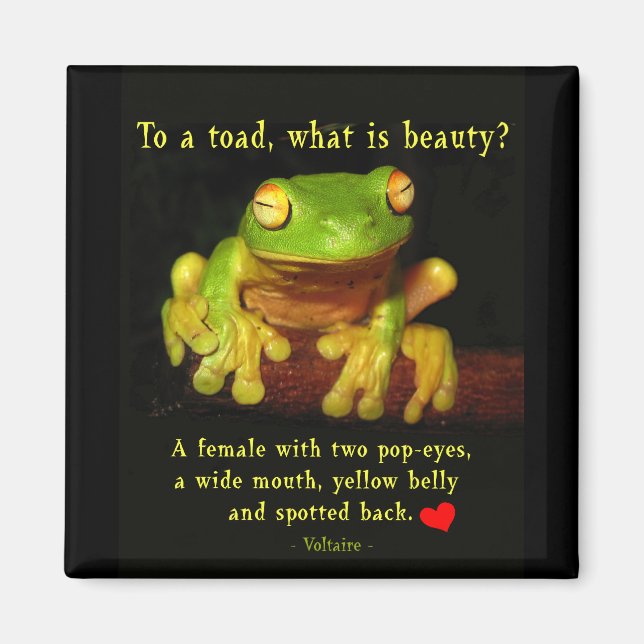 Frog Beauty Magnet (Vorne)