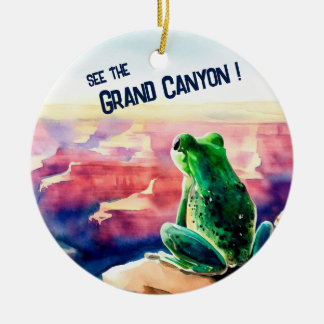 Frog beim Grand Canyon Souvenir Keramik Ornament