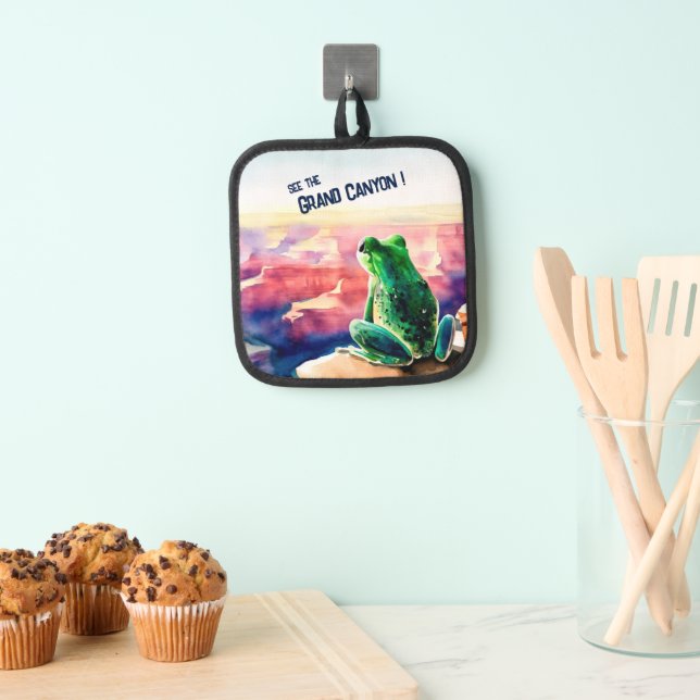 Frog beim Grand Canyon Souvenir Topflappen (Insitu (Hängend))
