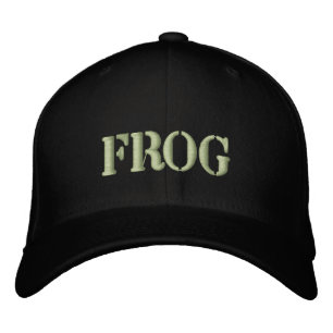 FROG BESTICKTE KAPPE
