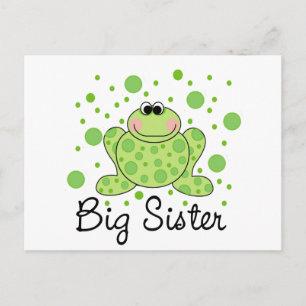 Frog Big Sister Postkarte