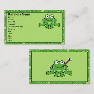Frog Business Cards Visitenkarte