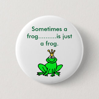 frog_clipart_prince, manchmal ein Frosch Button
