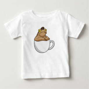 Frog Coffee Coffee Bean Baby T-shirt