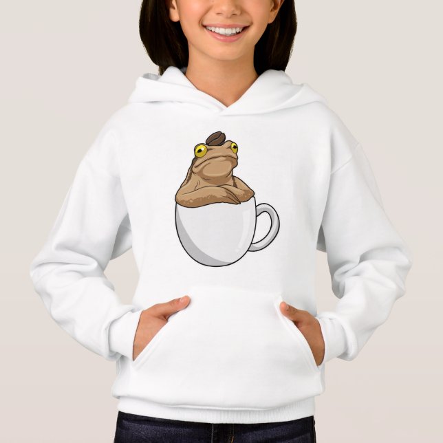 Frog Coffee Coffee Bean Hoodie (Vorderseite)