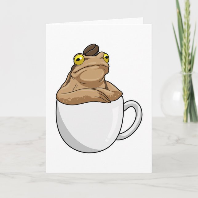 Frog Coffee Coffee Bean Karte (Vorderseite)