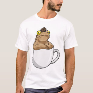 Frog Coffee Coffee Bean T-Shirt